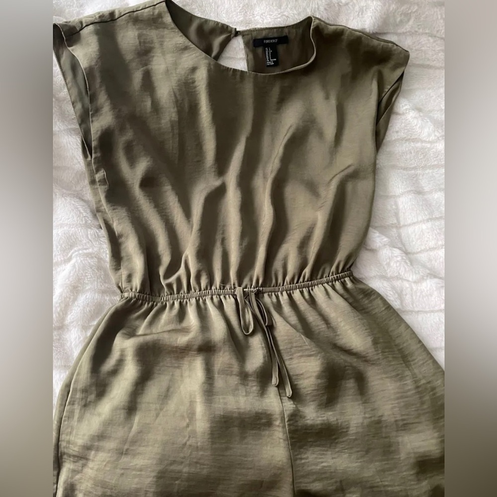 Forever 21 Olive Green Romper